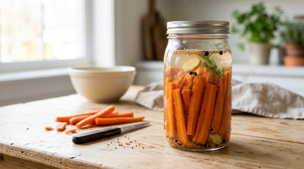 Darmfreundliche Ostern: 7 leichte Frühlingsrezepte fermented carrots in glass 47f54cdc9f